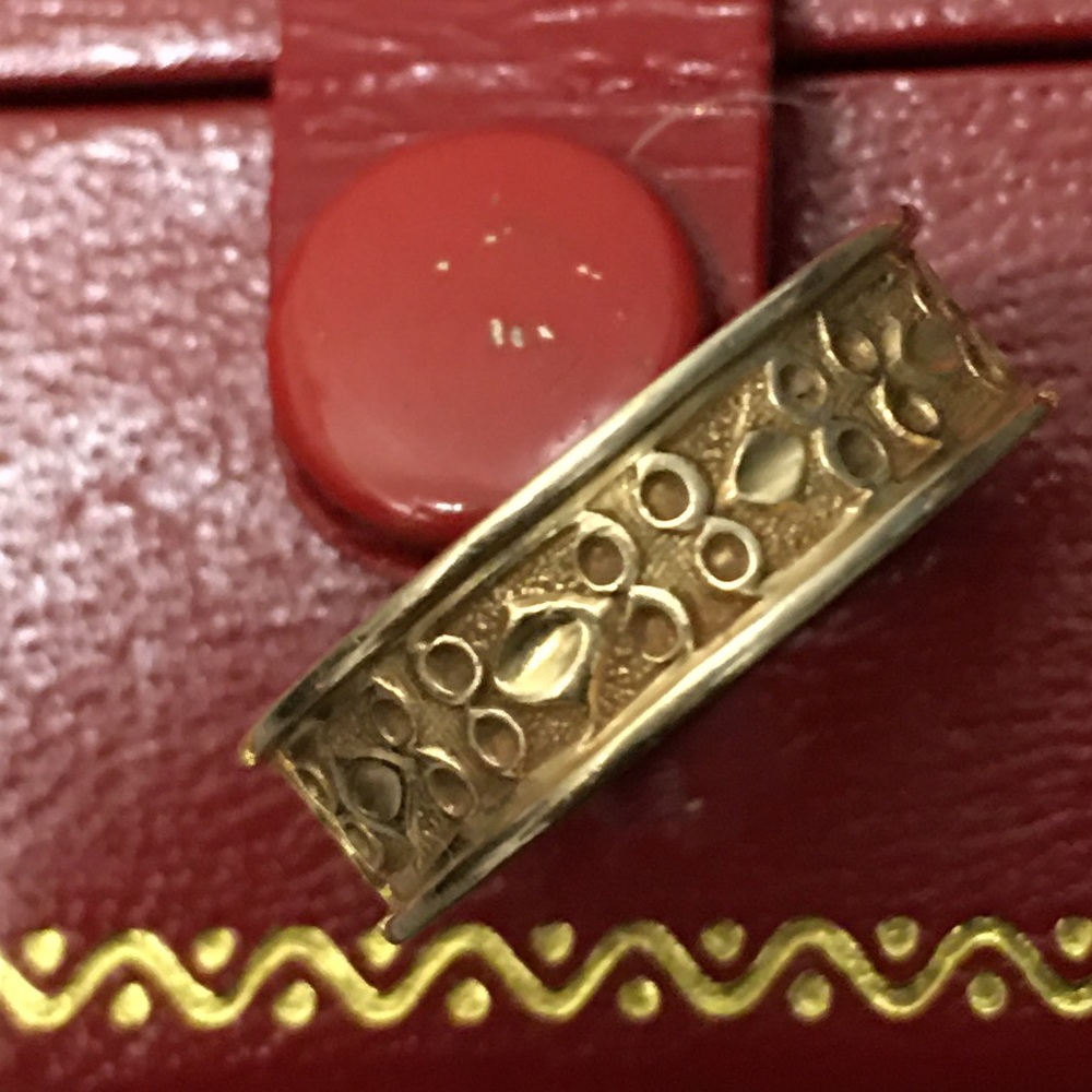 14K Yellow Gold Sz 4 Ring